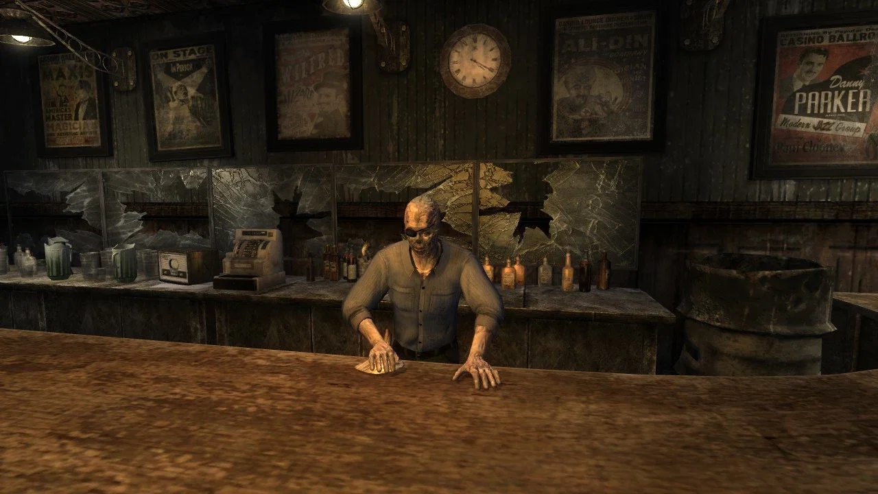 Powder Ganger Bartender - A Fallout New Vegas Mod