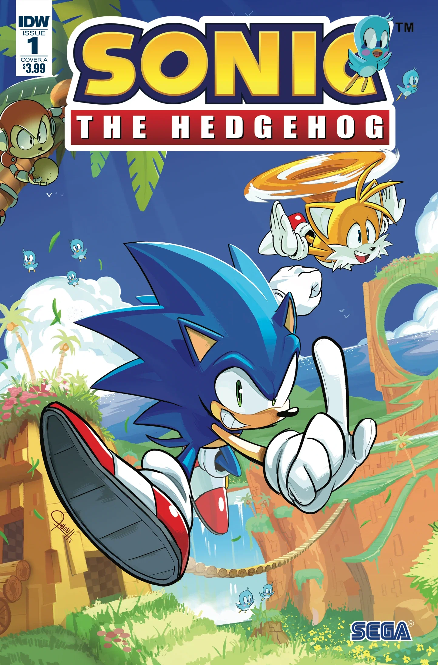Sonic The Hedgehog IDW Issue #1 Dub