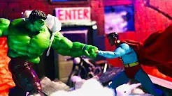 Superman VS Hulk (Part 1) Stop Motion