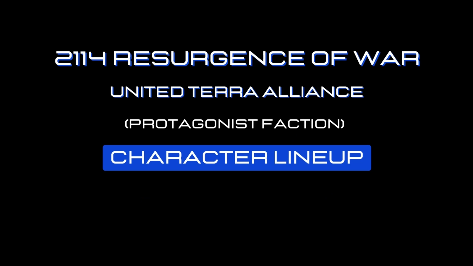 2114 UTA (Protagonists) Characters Lineup