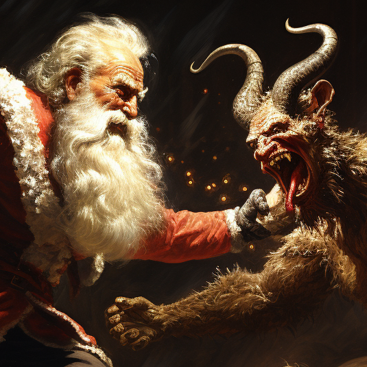 Krampus vs. Santa
