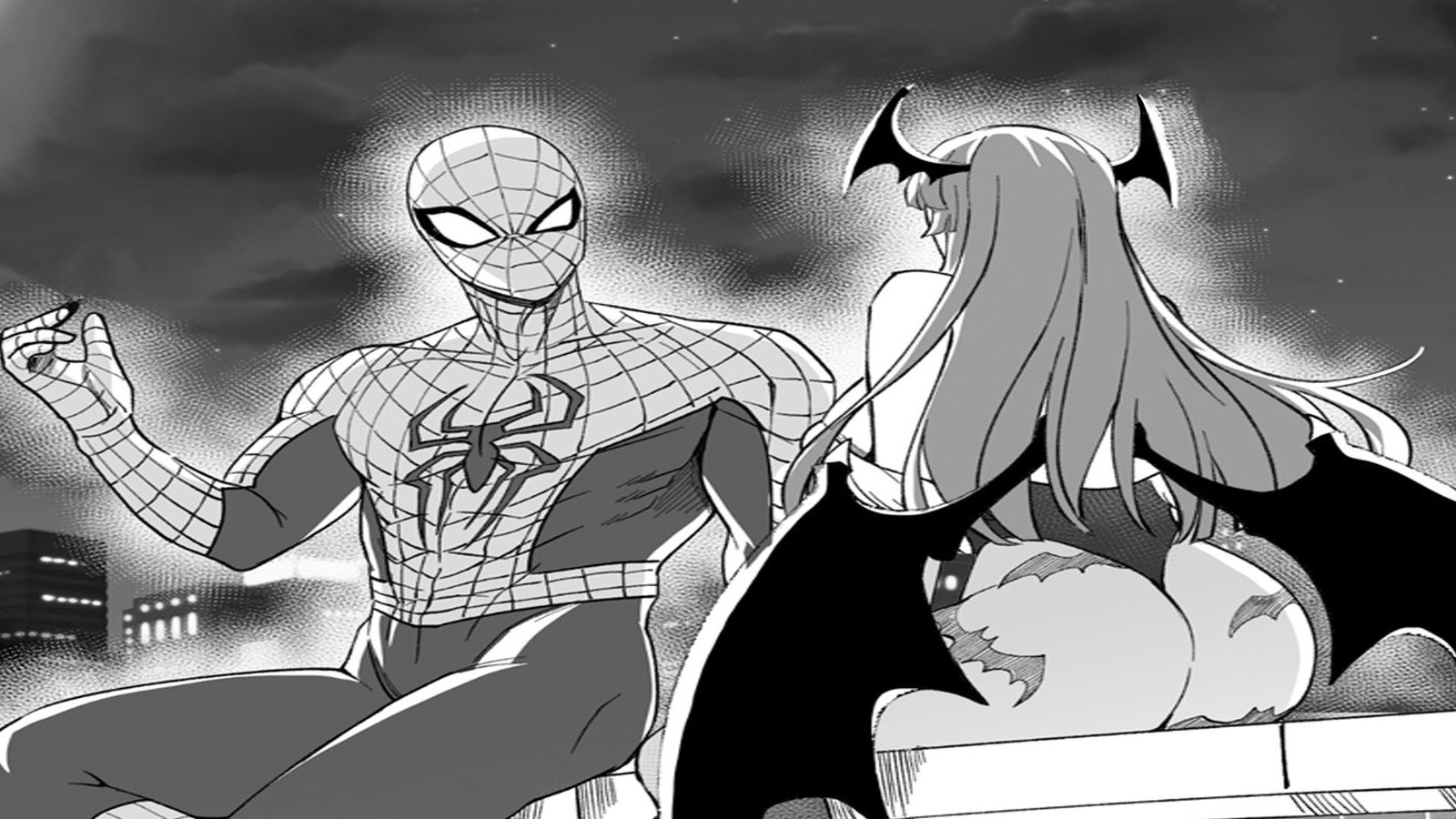 Morrigan x Spider-Man: The Reunion Comic Dub