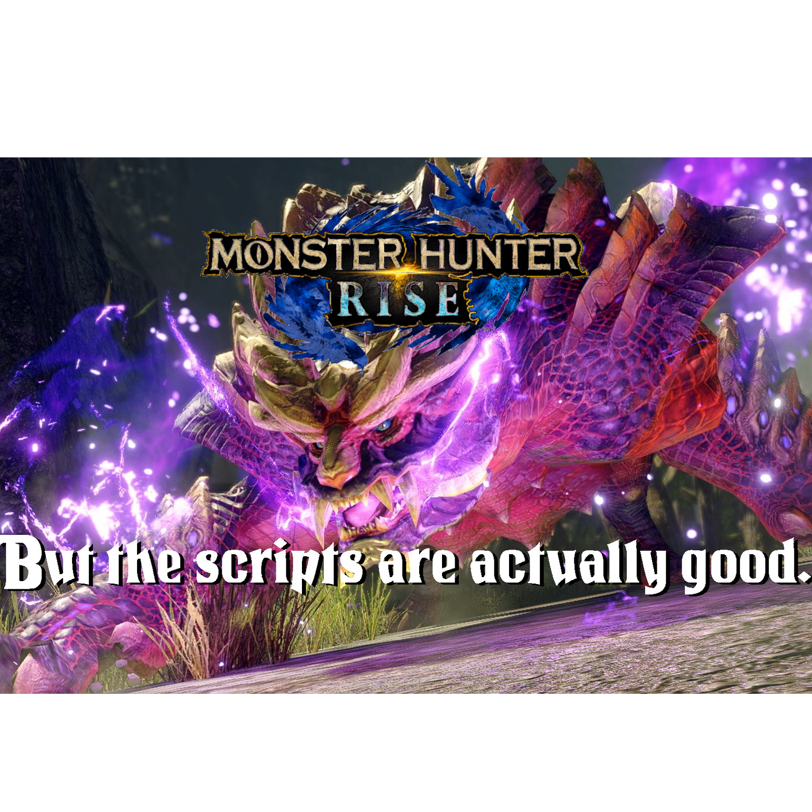 Monster Hunter Rise if the Voices weren't boring