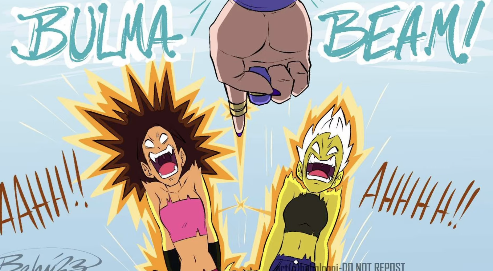 Bulma Beam 2 | DBZ COMIC DUB