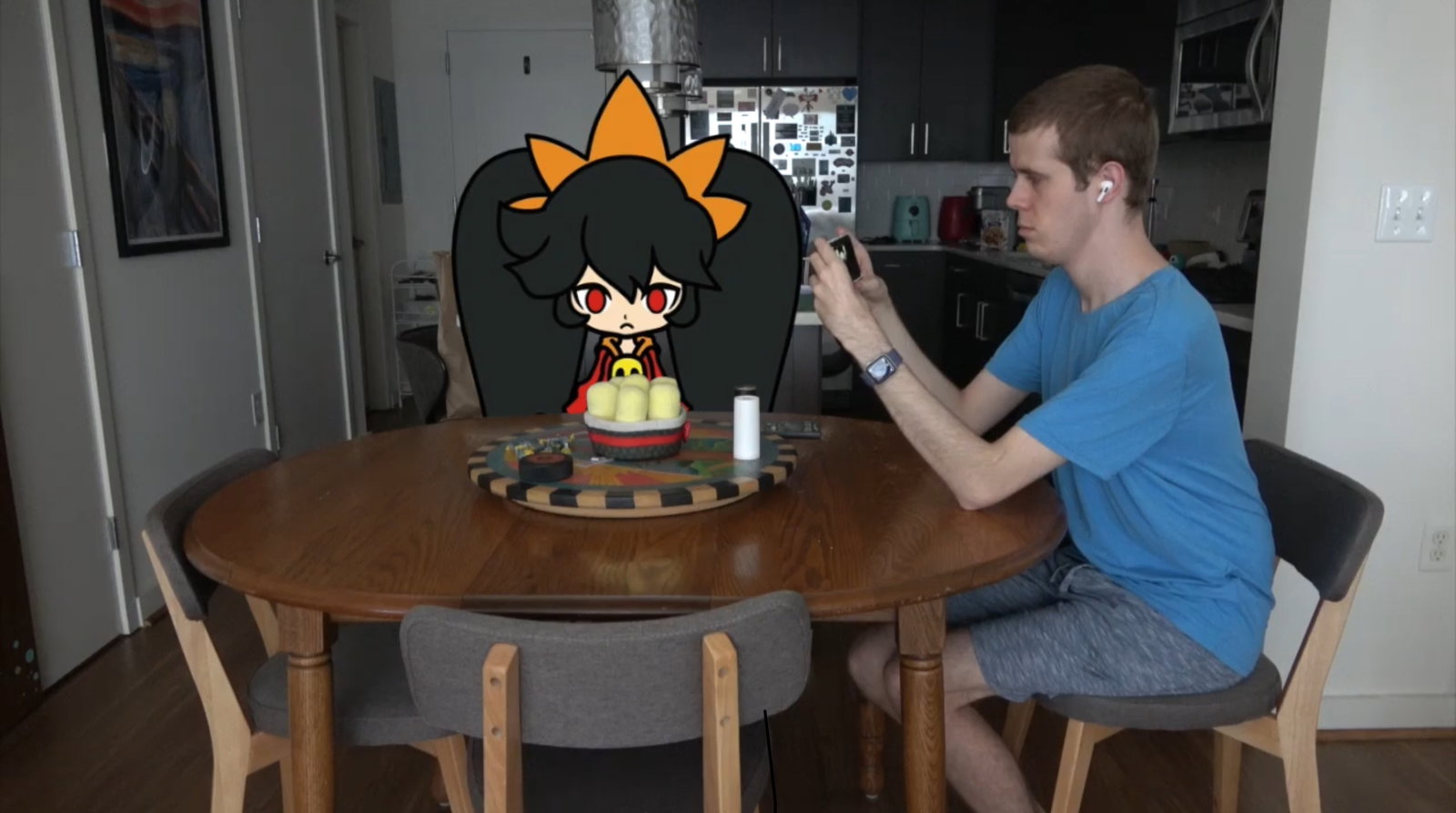 Ashley comes for a visit