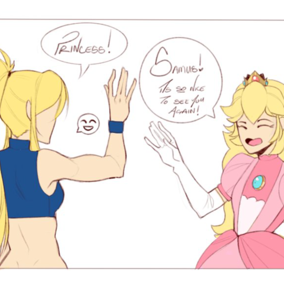 When Peach Meets Samus Again