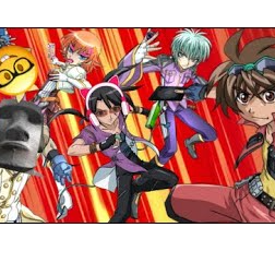 Boys throw goofy balls