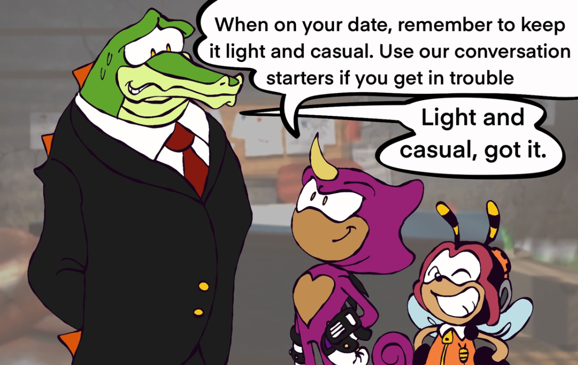 The Date - *SONIC COMIC DUB* (Silver Roxas)