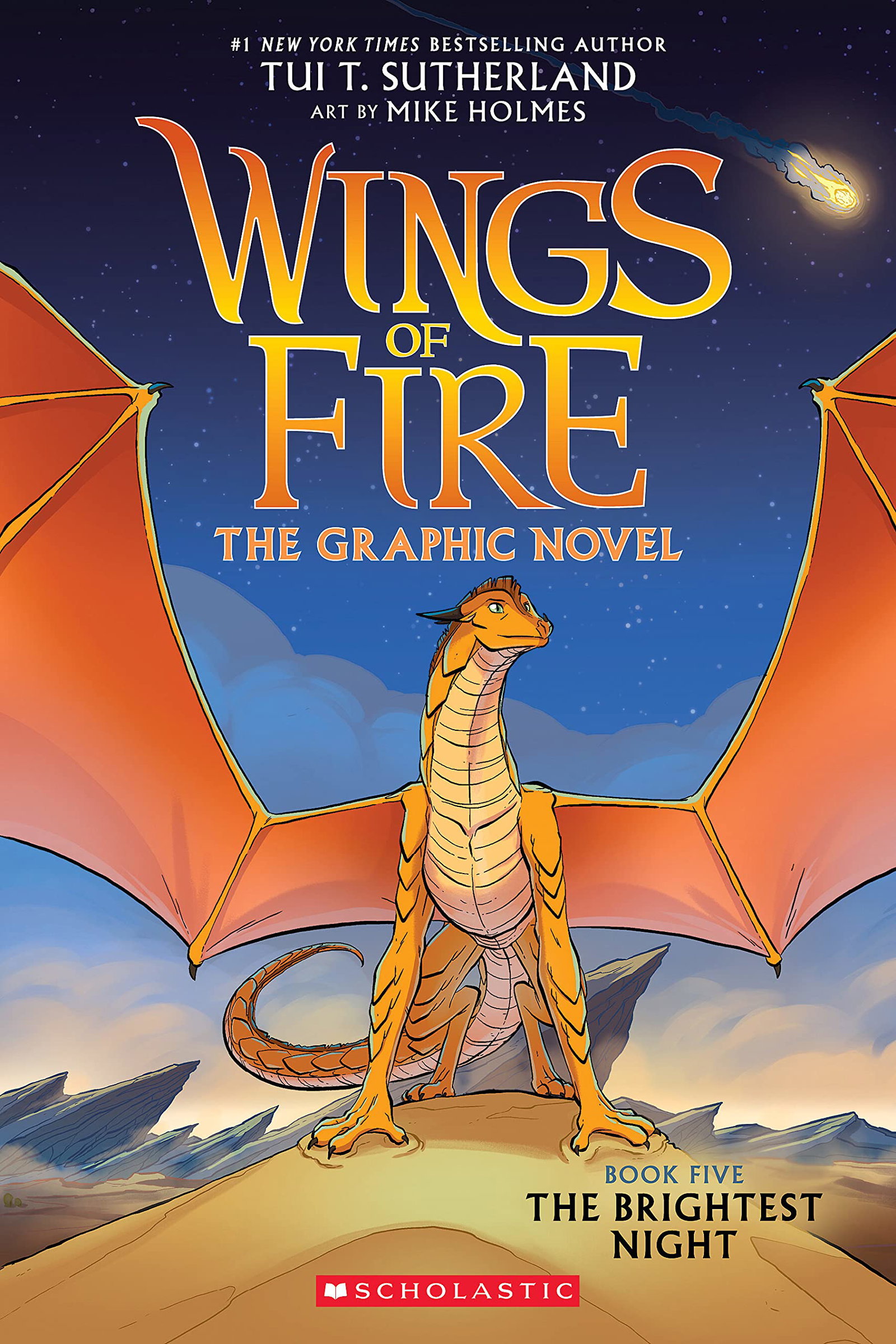 Wings of Fire Graphic Novel "The Brightest Night" Dub: Book 5 