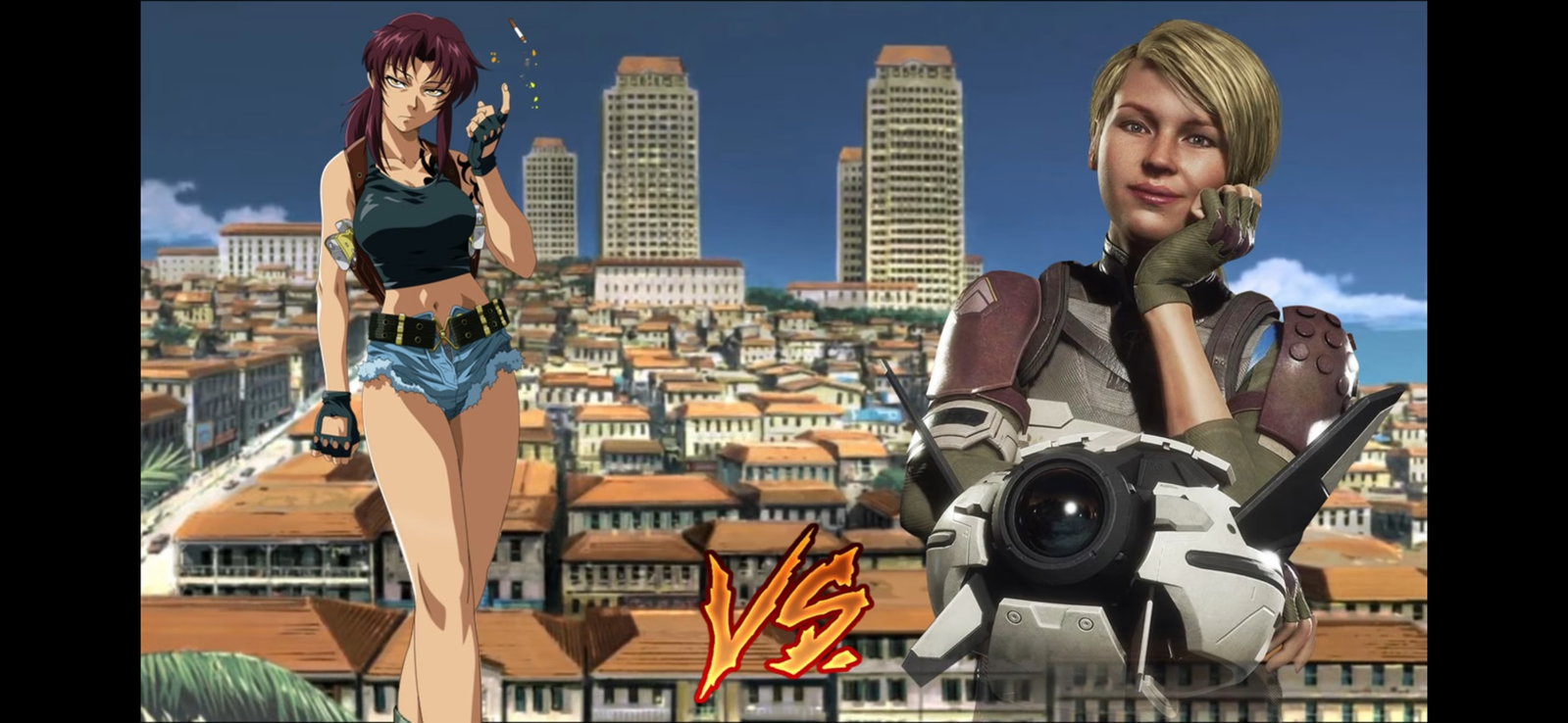 Revy in mortal combat 1, All intros vid