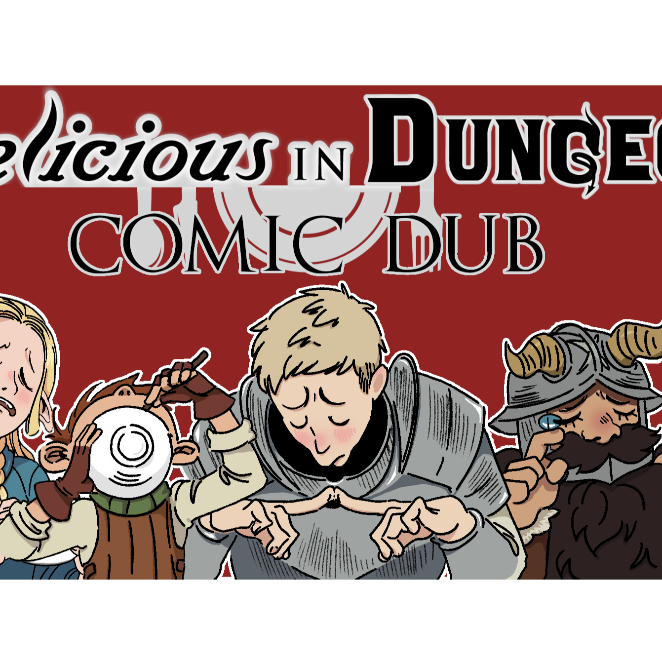 DUNGEON MESHI animatic comic dub [Human fried curry rice]