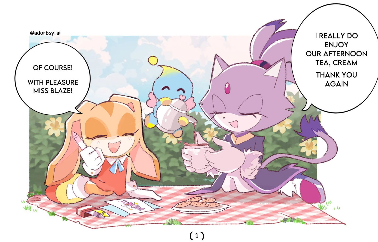 Magical Girl {Cream And Blaze Comic Dub}