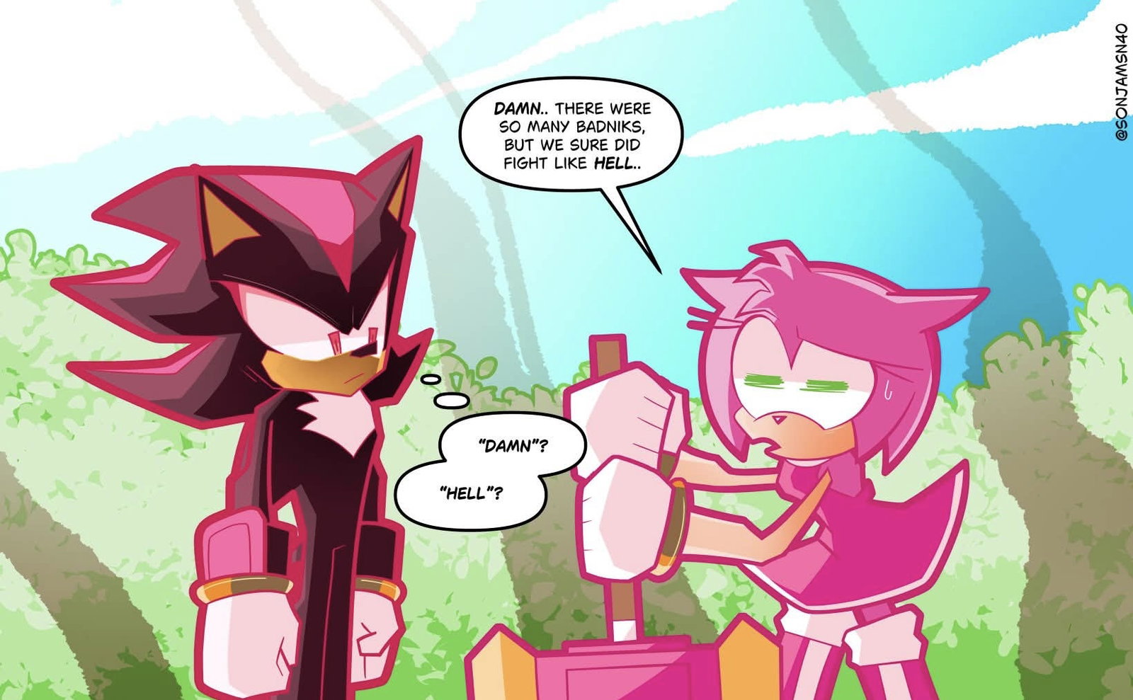 Fight Like Hell {Sonic Comic Dub}