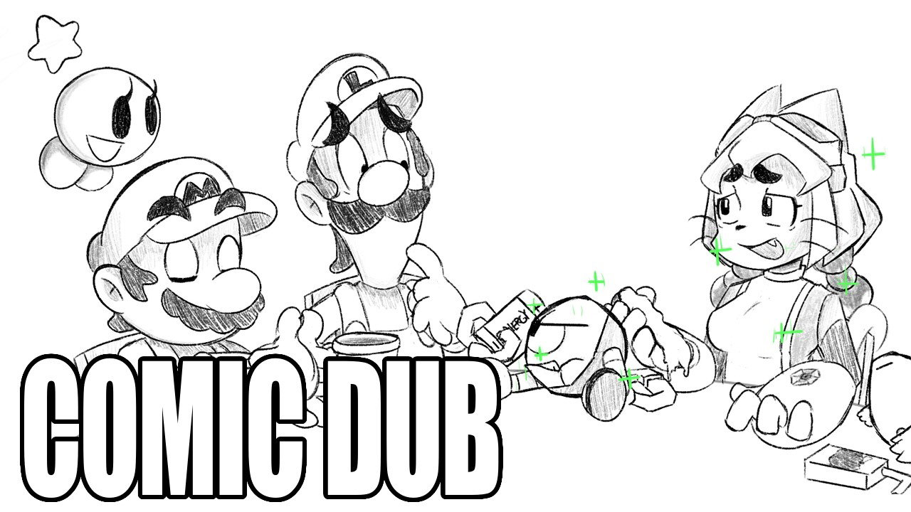 Gameoverse Meets Mario and Luigi! - Gameoverse Comic Dub