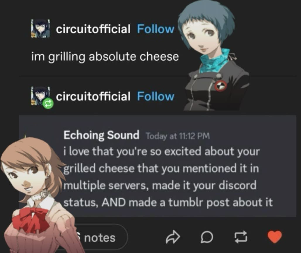 Absolute Cheese [Persona 3 TextPost Dub} 