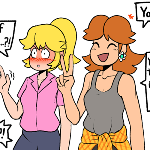 Simon meets Peach and Daisy | GabaLeth Comic Dubs