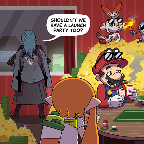 Launch Parties Playstation vs Xbox vs Nintendo | GabaLeth Comic Dub