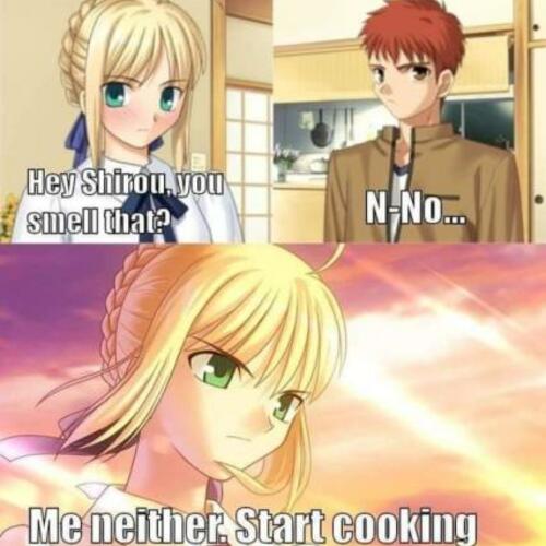 Short Fate/Stay Night meme 
