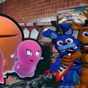 Pac-Man Ghosts vs. FNAF