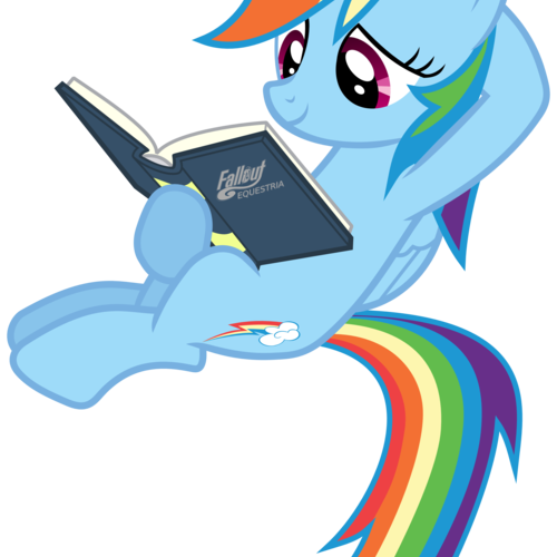 Daring Do! Reading by Rainbow Dash