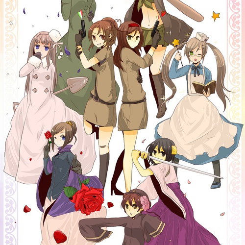 (Hetalia) Nyotalia Shorts Dub