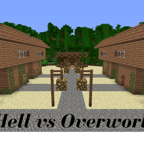Hell vs Overworld Minecraft Roleplay