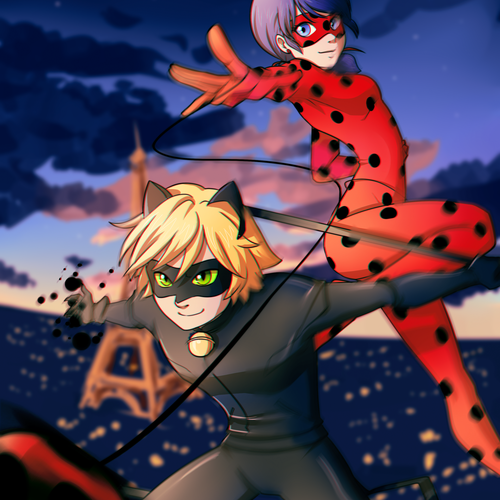 "Heroes, Unite!" (superhero crossover series) MIRACULOUS LADYBUG & CAT NOIR