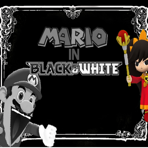 SM64 Bloopers: Mario in Black and White