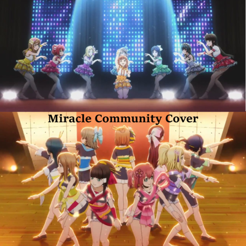 MY Mai☆TONIGHT Omoi yo Hitotsu ni Nare - Aqours Love Live, Sunshine ! Miracle Community's Cover and Staff Role 