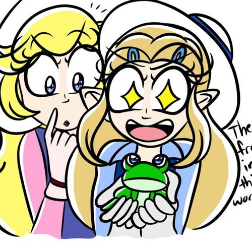 Zelda visits Peach in Super Mario Odyssey Comic Dub