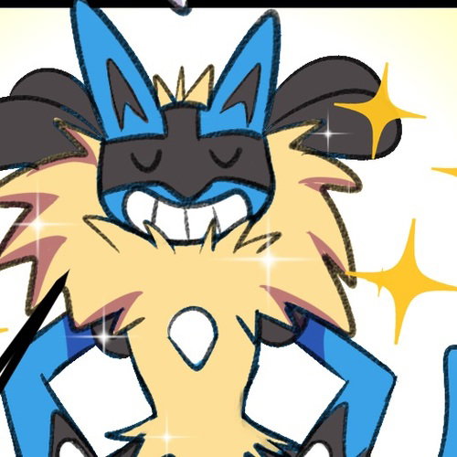 Gigantamax Lucario (by LucarioOcarina)