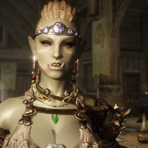 Akhara Shug (Half-Orc, Half-Elf Spellsword)