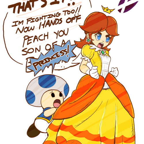 A Smash Bros Comic Dub: Daisy flourishes the Field! 