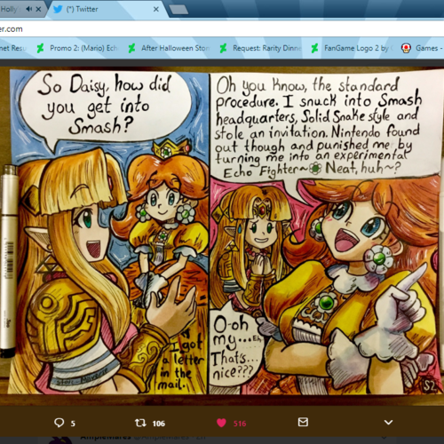 How Daisy got in Super Smash Bros Ultimate A Super Smash bros Comic Dub