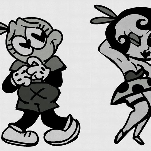 Annie Ant and Cupid Lovebug in Movietime Madness
