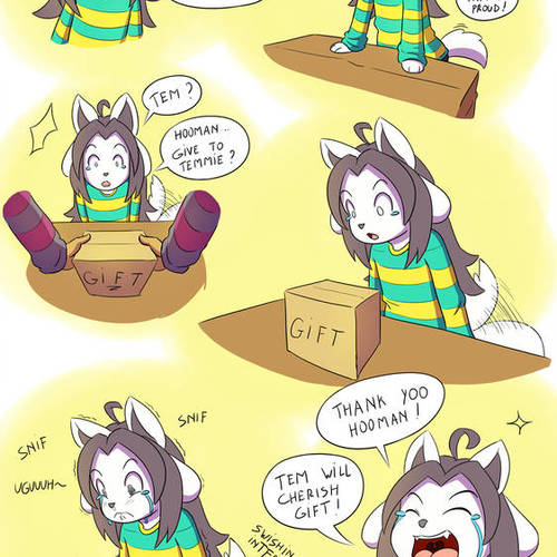 Temmie's Gift! An Undertale Comic Dub