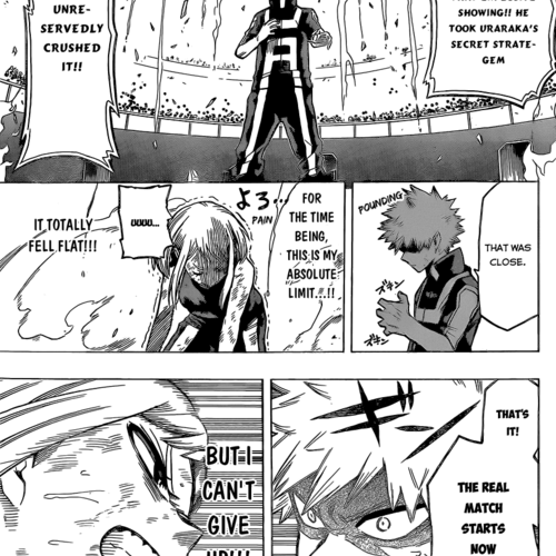 Short Manga Page Dub- MHA Bakugo vs. Ochako