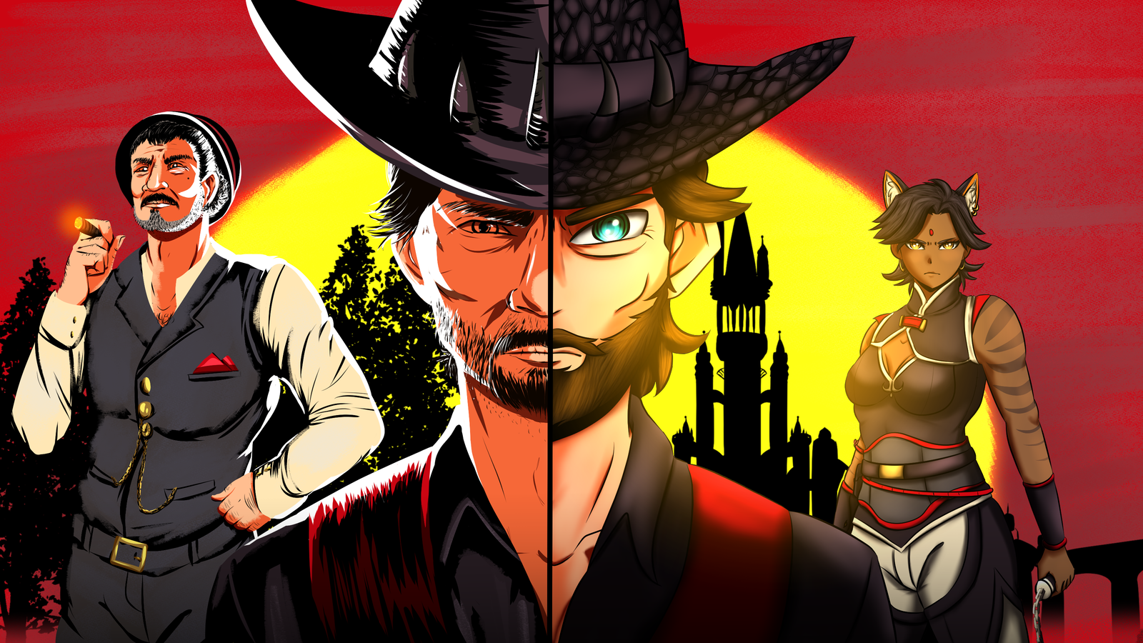 luck takes a turn - a rwby x red dead series || writing team addition