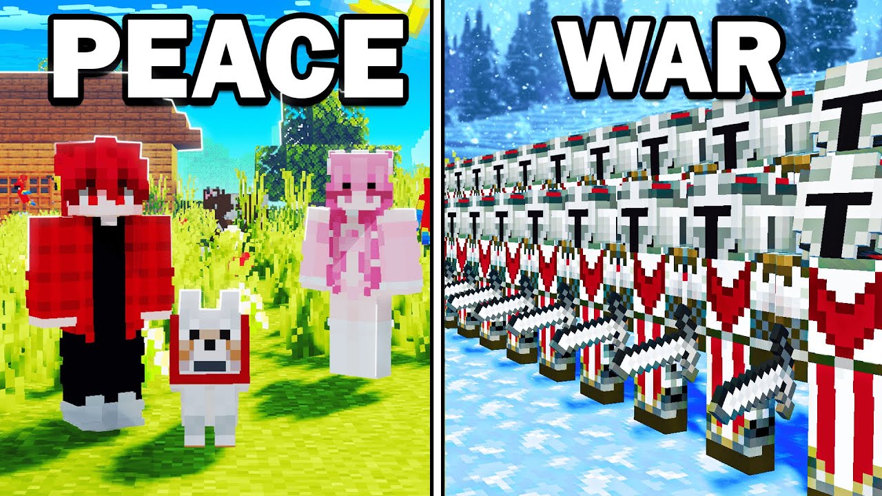 minecraft civilization – 1000 players (1h33 cinematic film) | english dub | 50+ roles