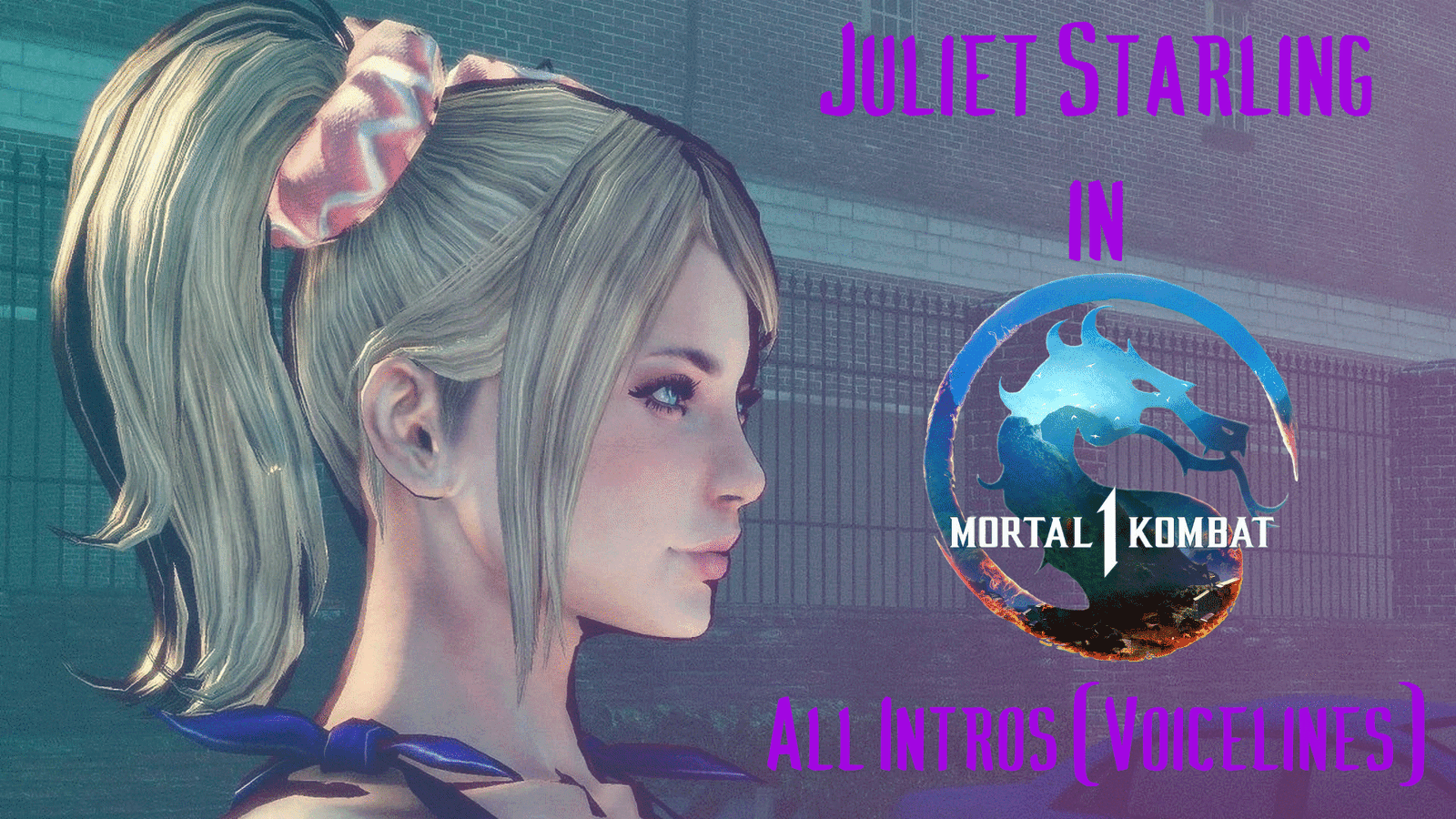 juliet starling in mortal kombat 1 - all intros (voicelines)