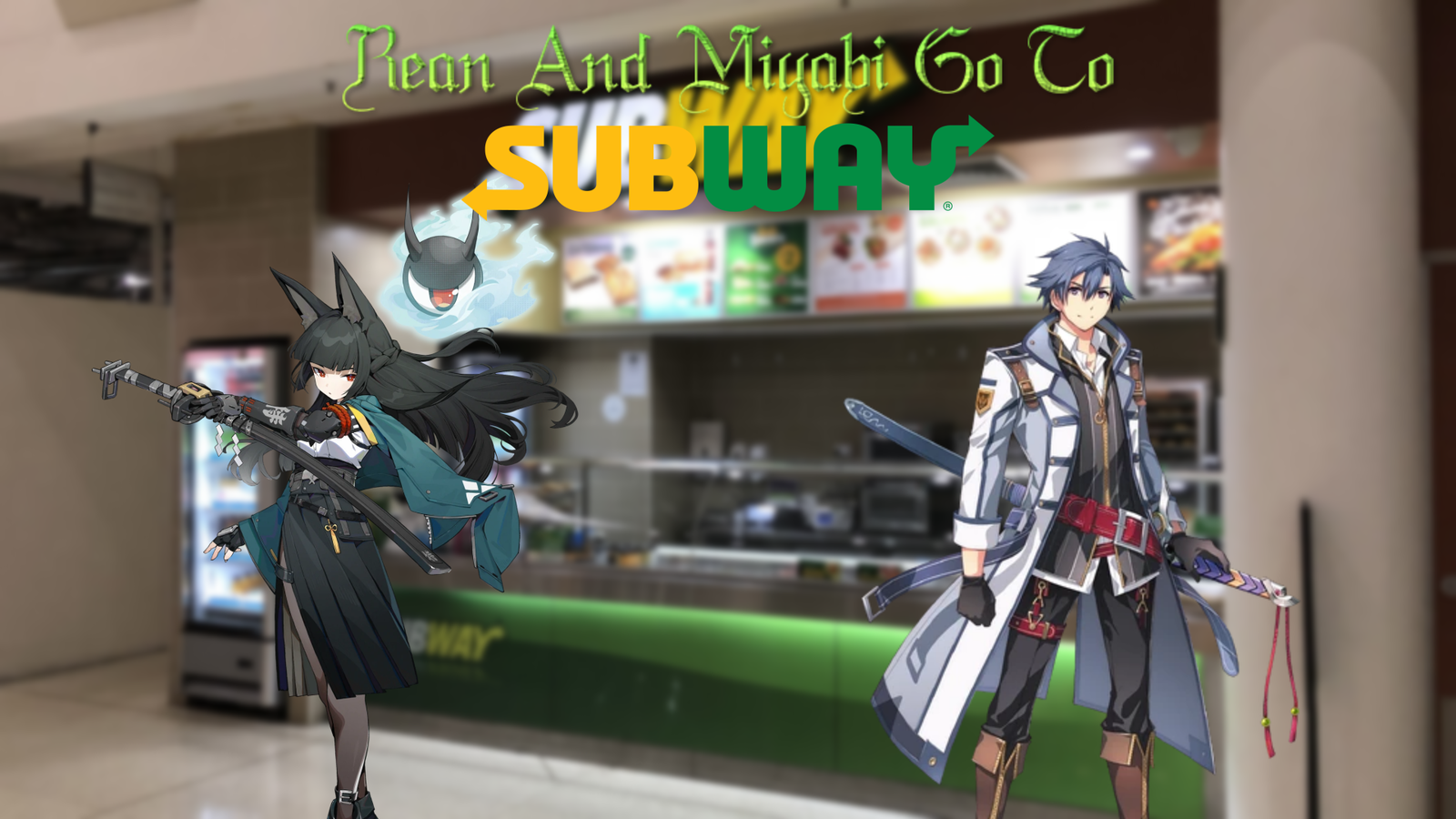 Rean And Miyabi Go To Subway