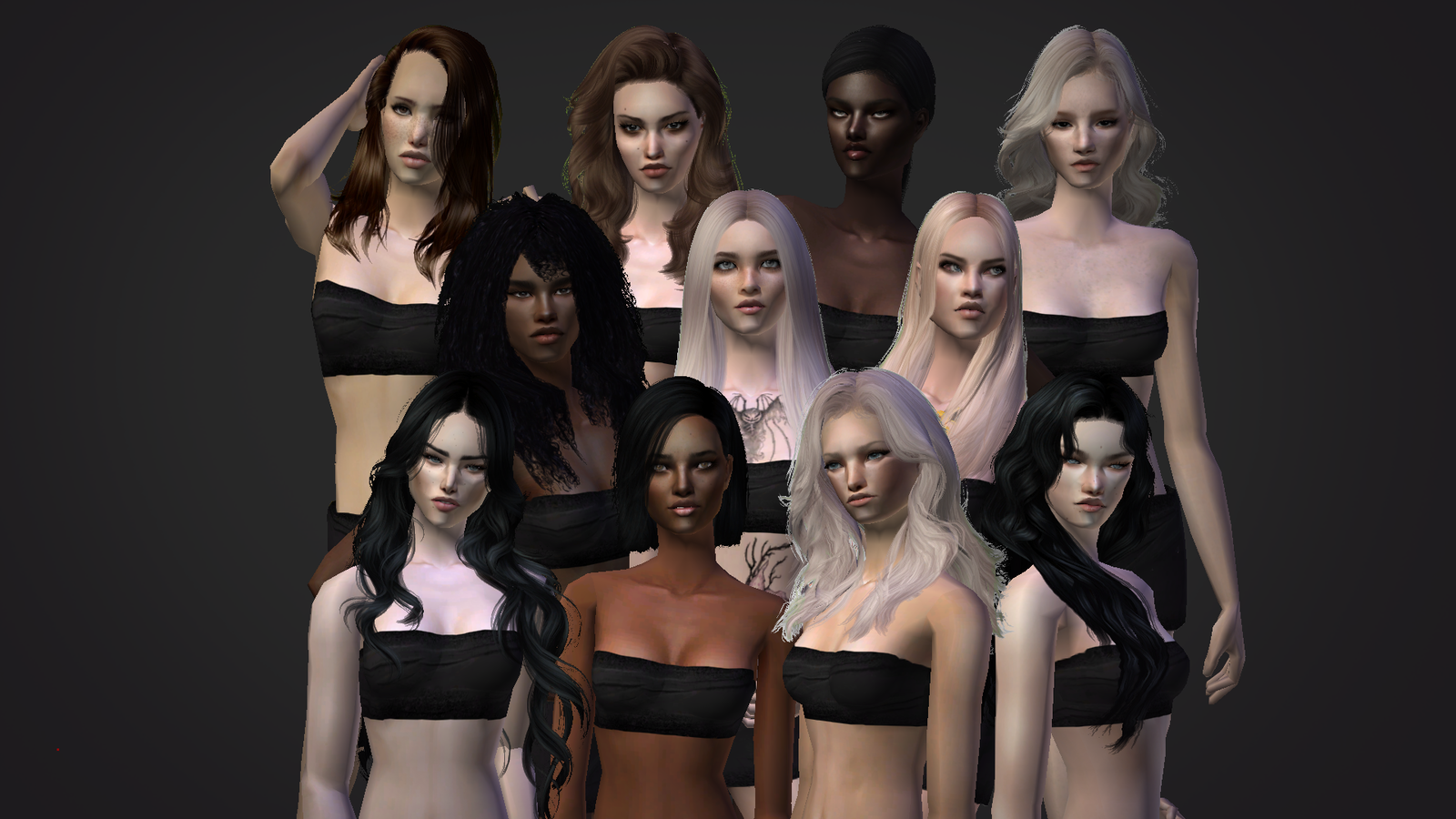 Sims Next Top Model cycle 2 (Two roles)