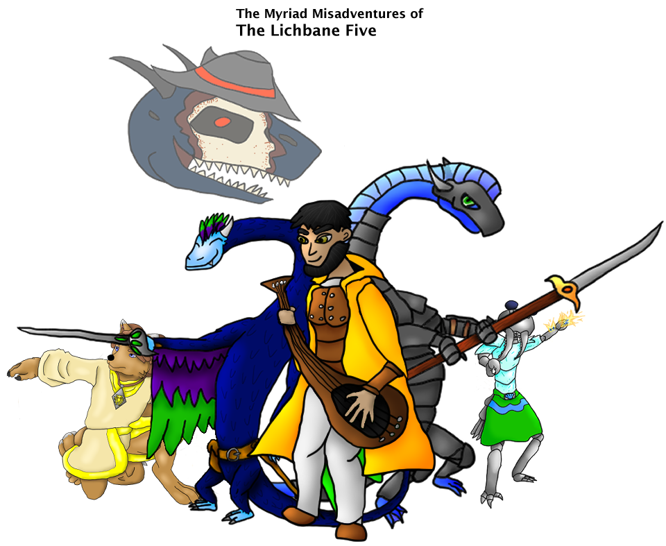 The Myriad Misadventures of the Lichbane Five (Audiobook)