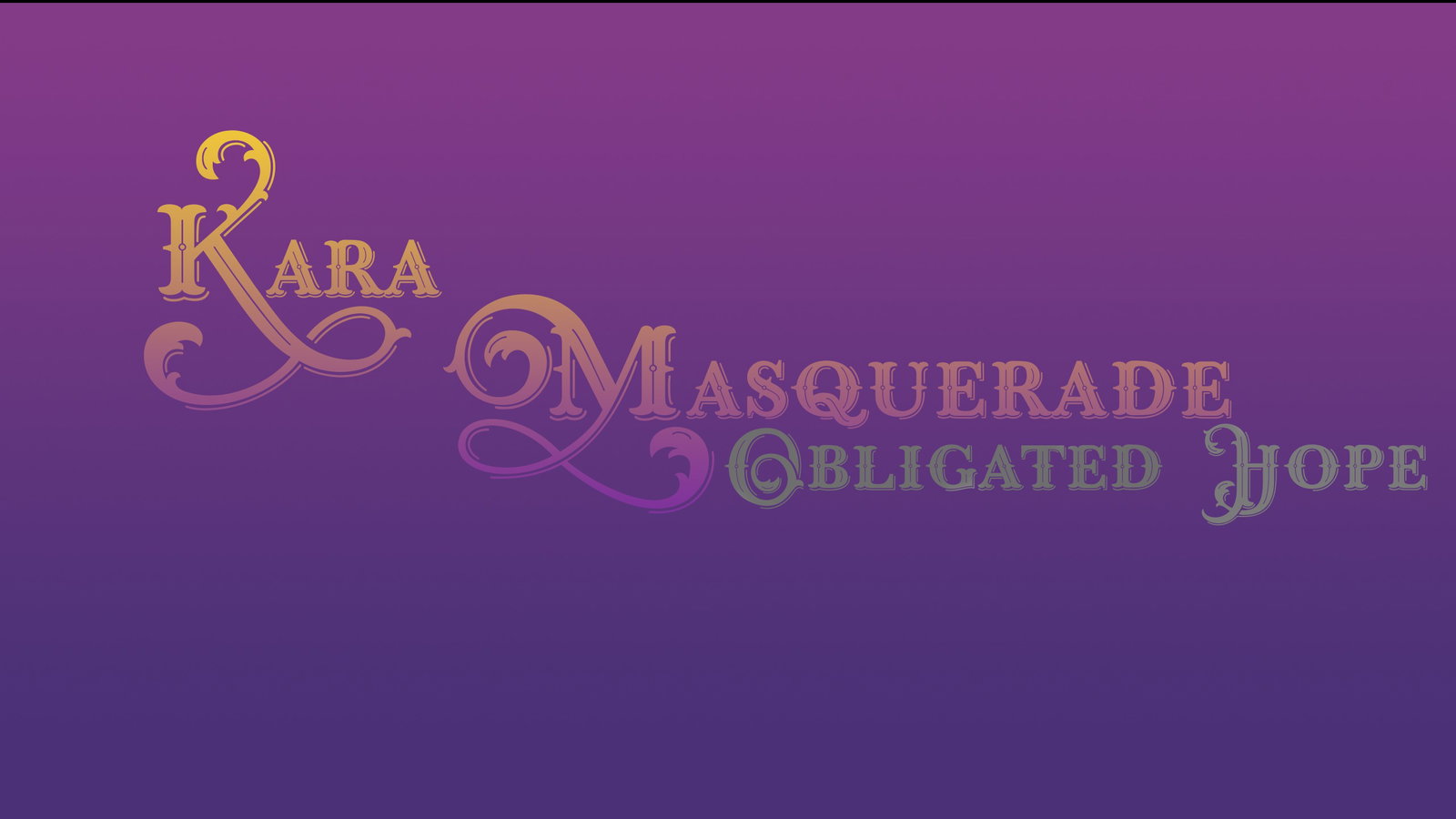 Kara Masquerade: Obligated Hope (Danganronpa Fangame) Staff recruit