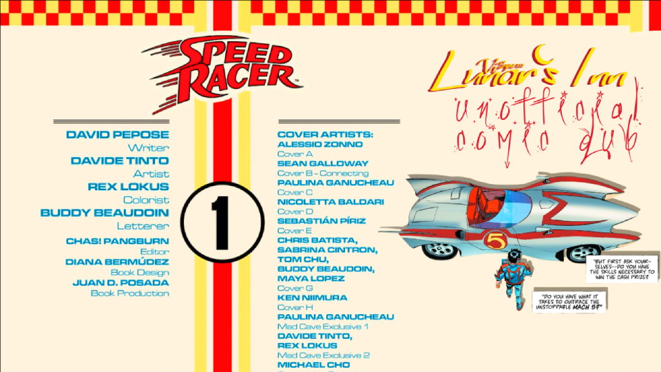 speed racer comic dub 