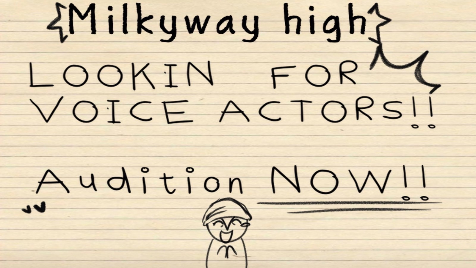 MILKYWAY HIGH (!!VOICE ACTORS NEEDED!!)
