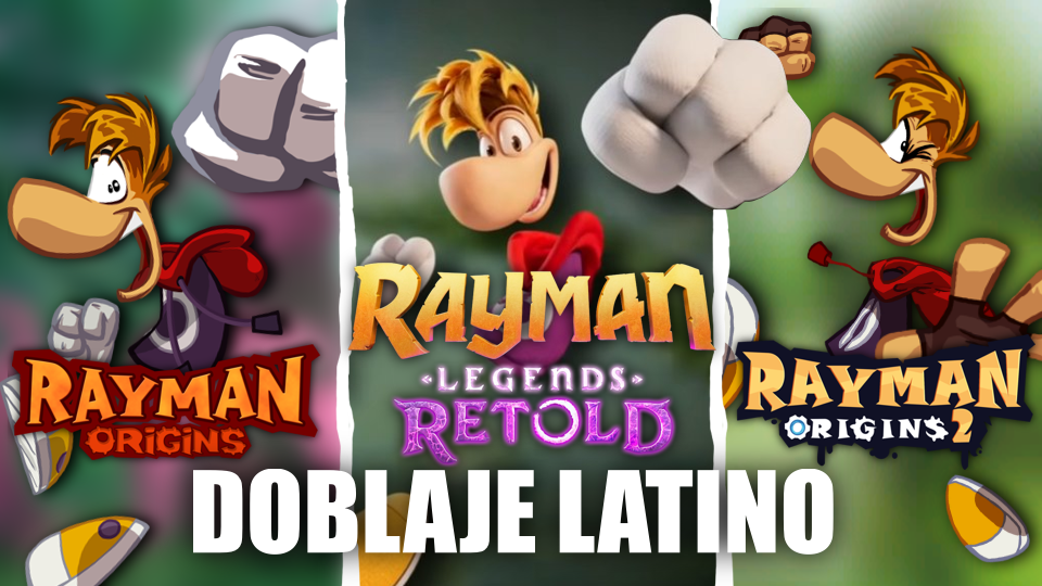 Rayman Legends Retold, Origins 1 y 2: Doblaje Latino