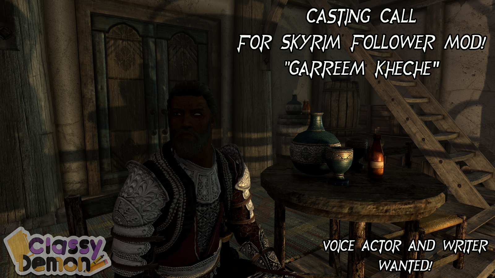garreem kheche | custom redguard veteran follower mod for skyrim se