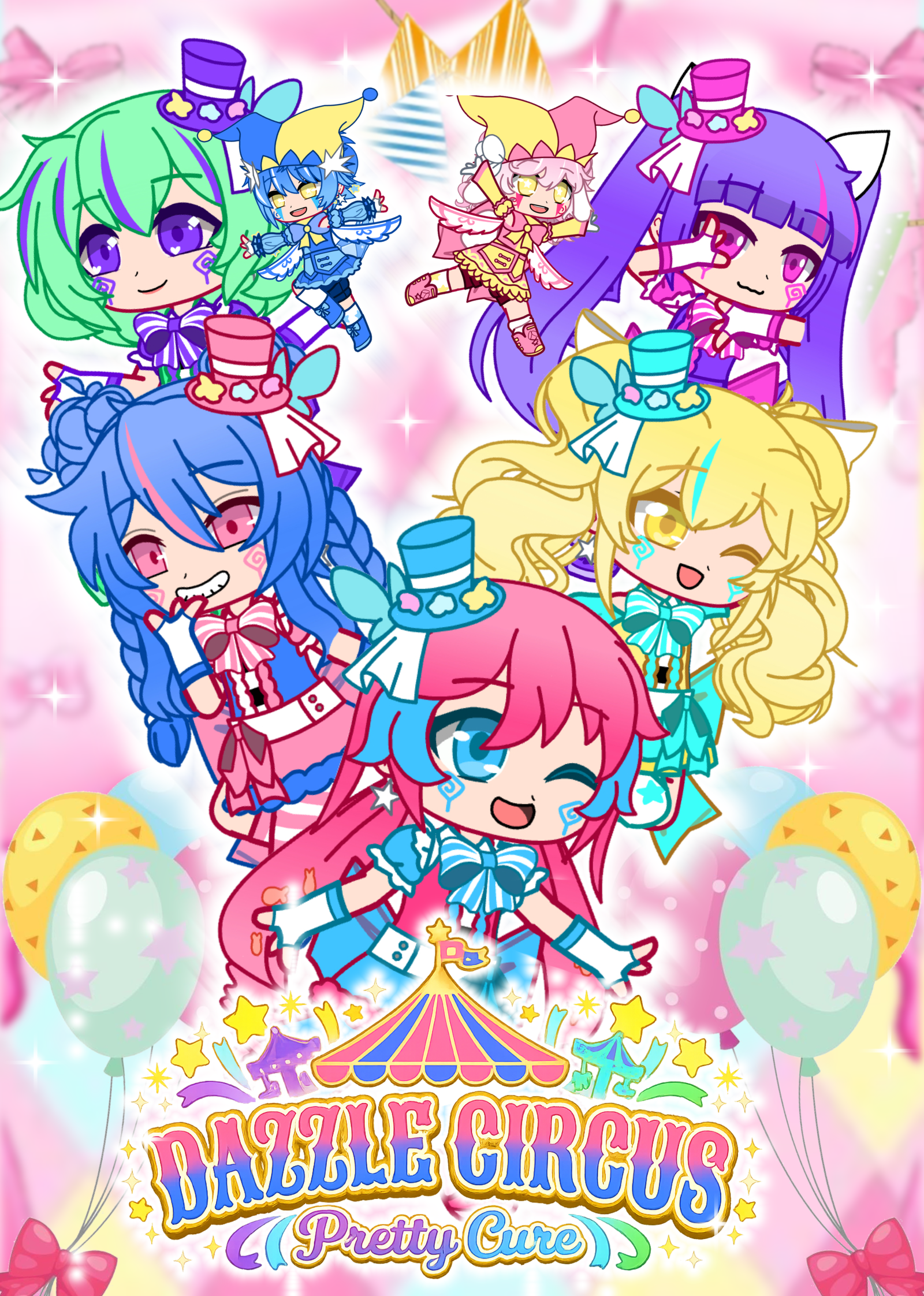 🎪 Dazzle Circus Pretty Cure! 🎪 | Gacha Voice-Acted Fan Series | Casting ...