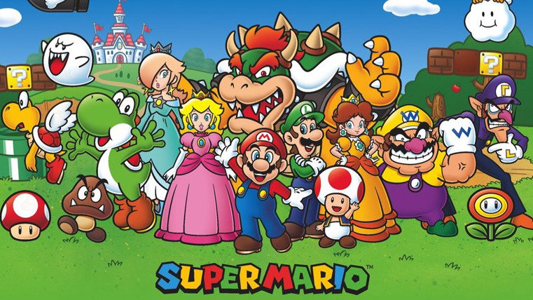 A Super Mario cartoon